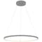 Access Lighting Anello, Dual Voltage LED Pendant, Gray Finish, Acrylic Lens 52068LEDD-GRY/ACR - alternate 1